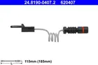 Brake pad wear sensor, rear 24.8190-0407.2