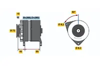 Automobilių dalys 0 986 035 740