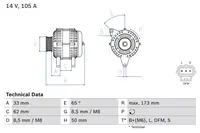 Generatorius 0 986 041 950