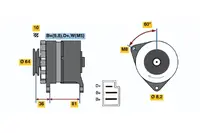 Generatorius 0 986 030 790