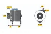 Automobilių dalys 0 986 037 170