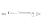 Ignition cable 0 986 356 260