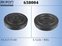 Pulley of crankshaft 658004