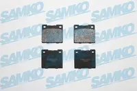Brake pads set for rear wheels 5SP113