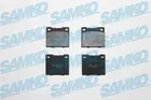 Brake pads set for rear wheels 5SP113
