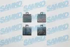 Brake pads set for rear wheels 5SP029