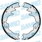 Brake pads set for rear wheels 86510