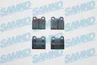 Brake pads set for rear wheels 5SP025