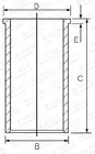 Gilzė bloko 14-020650-00