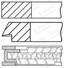 Piston rings 08-125607-00