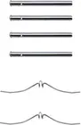 Fastening elements for front brake pads 82027300