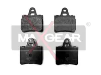 Brake pads set for rear wheels 19-0400