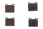 Brake pads set for rear wheels 19-1742