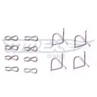 Fastening elements for front brake pads TX 44-04