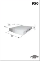 Filtras salono HB121