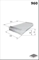 Filtras salono HB159C