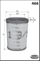 Filtras oro R252