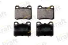 Brake pads set for rear wheels 6011000
