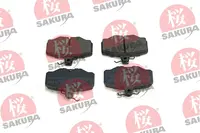 Brake pads set for rear wheels 601-10-4100