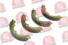 Brake pads set for rear wheels 602-80-7030
