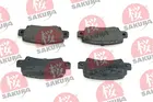 Brake pads set for rear wheels 601-20-3720