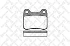 Brake pads set for rear wheels 168 010-SX