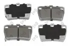 Brake pads set for rear wheels 231-02-068
