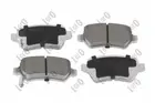 Brake pads set for rear wheels 231-02-002