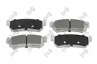Brake pads set for rear wheels 231-02-110