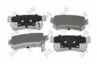 Brake pads set for rear wheels 231-02-140
