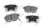 Brake pads set for rear wheels 231-02-044