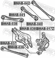 Įvorė priekinė apatinės svirties BMAB-039