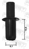 Clip, trim/protection strip 88570-056
