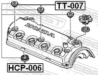 Vožtuvų dangtelio tarpinė HCP-006
