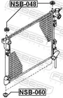 Pillow for heatsink mounting NSB-048