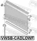 Pillow for heatsink mounting VWSB-CADLOWF