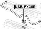 Rear stabilizer rubber NSB-FX35R