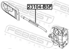 Door cable 23104-B5F