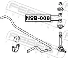 Vairo trauklės įvorė NSB-009