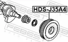 Skriemulys alkūninio veleno HDS-J35A4