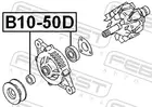 Automobilių dalys B10-50D