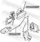 Door cable 19104-E39HF