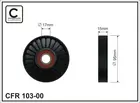 Alternator belt idler (parasitic) bearing 103-00