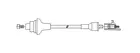 Ignition cable 6A35/57
