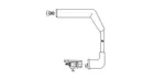 Ignition cable 6A02/27