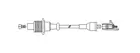 Ignition cable 6A36/55
