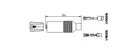 Ignition cable 10205/1