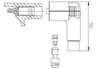 Ignition cable 13208A1