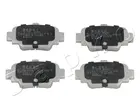 Brake pads set for rear wheels 51197
