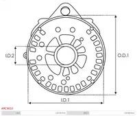 Automobilių dalys ARC9010